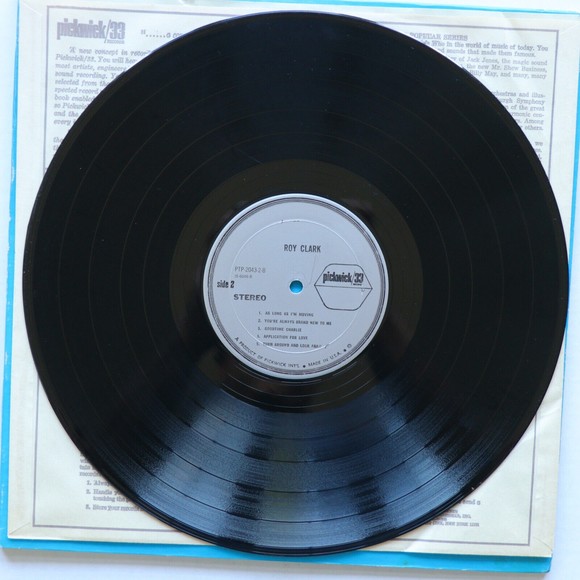 Roy Clark - Double Album – Silver Threads & Golden Needles - 12" Vinyl LP 33 RPM - Picture 11 of 12